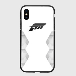 Чехол для iPhone XS Max матовый Forza Horizon white poly