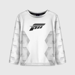 Детский лонгслив 3D Forza Horizon white poly