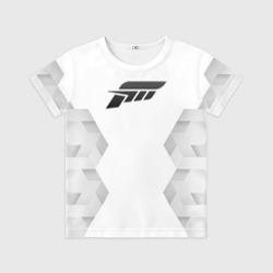 Детская футболка 3D Forza Horizon white poly