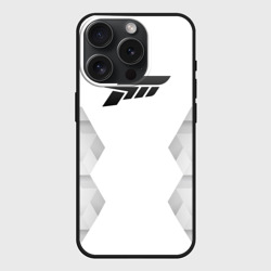 Чехол силиконовый для Apple iPhone 15 Pro матовый Forza Horizon white poly