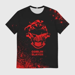 Мужская футболка 3D Goblin Slayer - red gradient