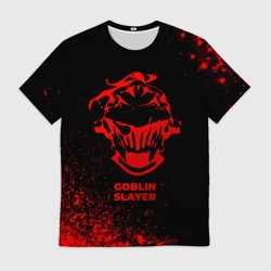 Мужская футболка 3D Goblin Slayer - red gradient