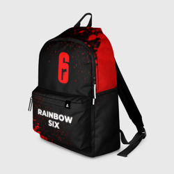 Рюкзак 3D Rainbow Six - red gradient по-центру
