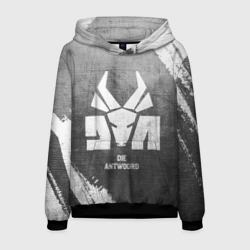 Мужская толстовка 3D Die Antwoord - grey gradient