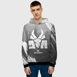 Мужская толстовка 3D Die Antwoord - grey gradient - фото 2