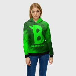Женская толстовка 3D Beastars - green gradient - фото 2