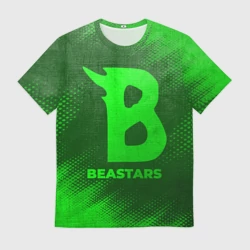 Мужская футболка 3D Beastars - green gradient
