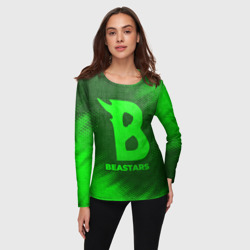 Женский лонгслив 3D Beastars - green gradient - фото 2