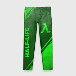 Детские леггинсы 3D Half-Life - green gradient вертикально