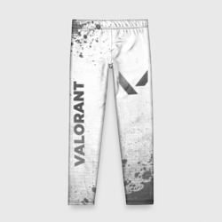 Детские леггинсы 3D Valorant - white gradient вертикально