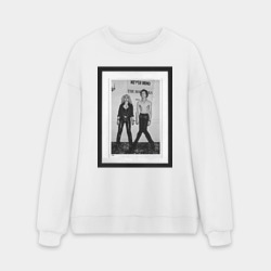 Мужской свитшот oversize без начеса хлопок Сид Вишес sex pistols 