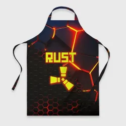 Фартук 3D Rust hexagon краски