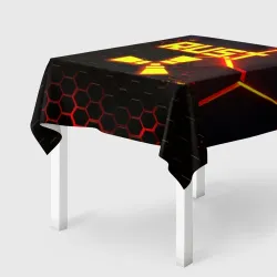 Скатерть 3D Rust hexagon краски