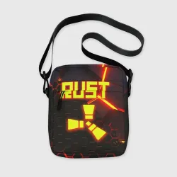 Сумка через плечо 3D Rust hexagon краски