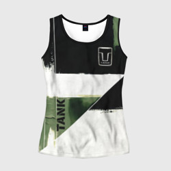 Женская майка 3D Tank логотип машины