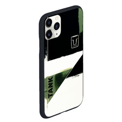Чехол для iPhone 11 Pro Max матовый Tank логотип машины - фото 2