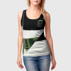 Женская майка 3D Tank логотип машины - фото 2