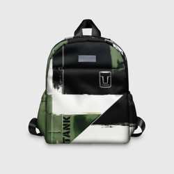 Детский рюкзак 3D Tank логотип машины