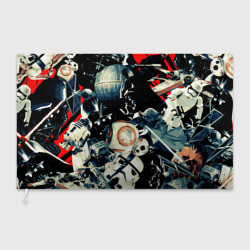 Флаг 3D Звездные войны персонажи