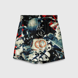 Детские спортивные шорты 3D Звездные войны персонажи