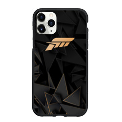 Чехол для iPhone 11 Pro Max матовый Forza Horizon golden poly
