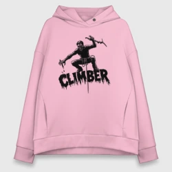 Женское худи Oversize хлопок Climber зомби