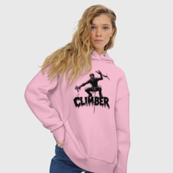 Женское худи Oversize хлопок Climber зомби - фото 2