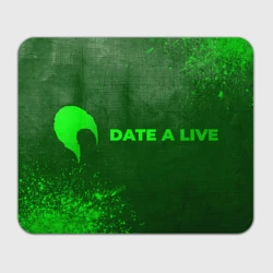 Прямоугольный коврик для мышки Date A Live - green gradient по-горизонтали