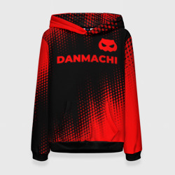 Женская толстовка 3D DanMachi - red gradient посередине