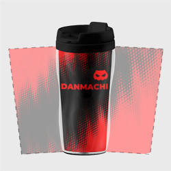 Термокружка-непроливайка DanMachi - red gradient посередине - фото 2