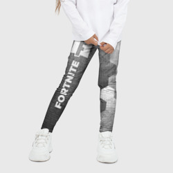 Детские леггинсы 3D Fortnite - grey gradient по-вертикали - фото 2