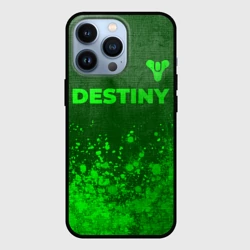 Чехол для iPhone 13 Pro Destiny - green gradient посередине