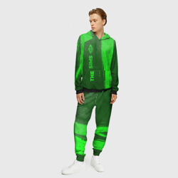 Мужской костюм с толстовкой 3D The Sims - green gradient по-вертикали - фото 2