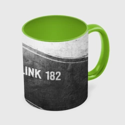 Кружка с полной запечаткой Blink 182 - grey gradient по-горизонтали