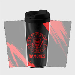 Термокружка-непроливайка Ramones - red gradient - фото 2