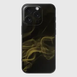 Чехол для iPhone 16 Pro Max силиконовый с защитой камеры Color smoke yellow