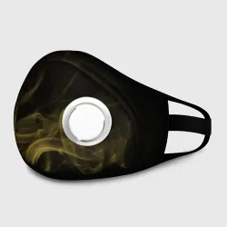 Маска из неопрена Color smoke yellow