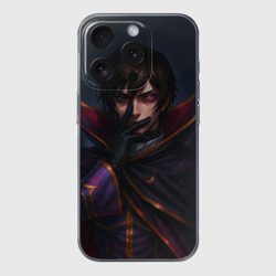 Чехол для iPhone 15 Pro силиконовый с защитой камеры Лелуш Ламперуж реализм