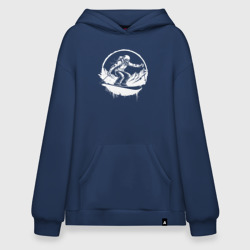 Худи SuperOversize хлопок Горнолыжный зомби
