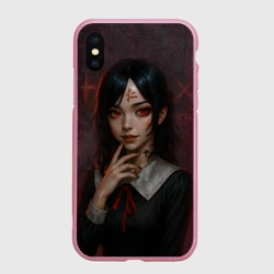 Чехол для iPhone XS Max матовый Кагуя реализм