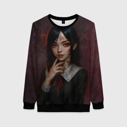 Женский свитшот 3D Кагуя реализм