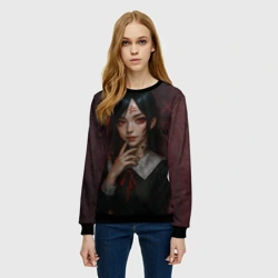 Женский свитшот 3D Кагуя реализм - фото 2