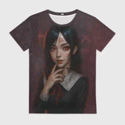 Женская футболка 3D Кагуя реализм