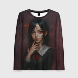Женский лонгслив 3D Кагуя реализм