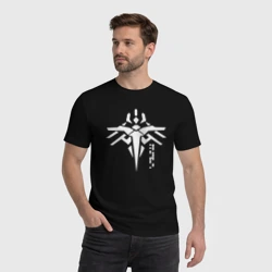 Мужская футболка хлопок Хиггс лого Death stranding 2 on the beach - фото 2