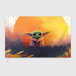 Флаг 3D Милый маленький Йода