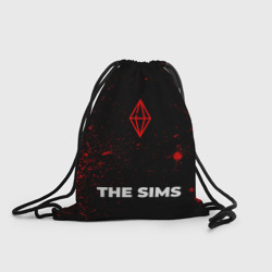 Рюкзак-мешок 3D The Sims - red gradient по-центру