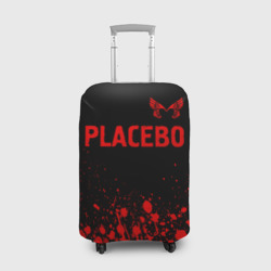 Чехол для чемодана 3D Placebo - red gradient посередине