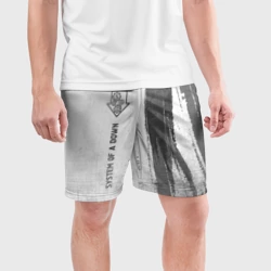 Мужские шорты спортивные System of a Down - white gradient по-вертикали - фото 2