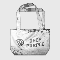 Пляжная сумка 3D Deep Purple - white gradient по-горизонтали